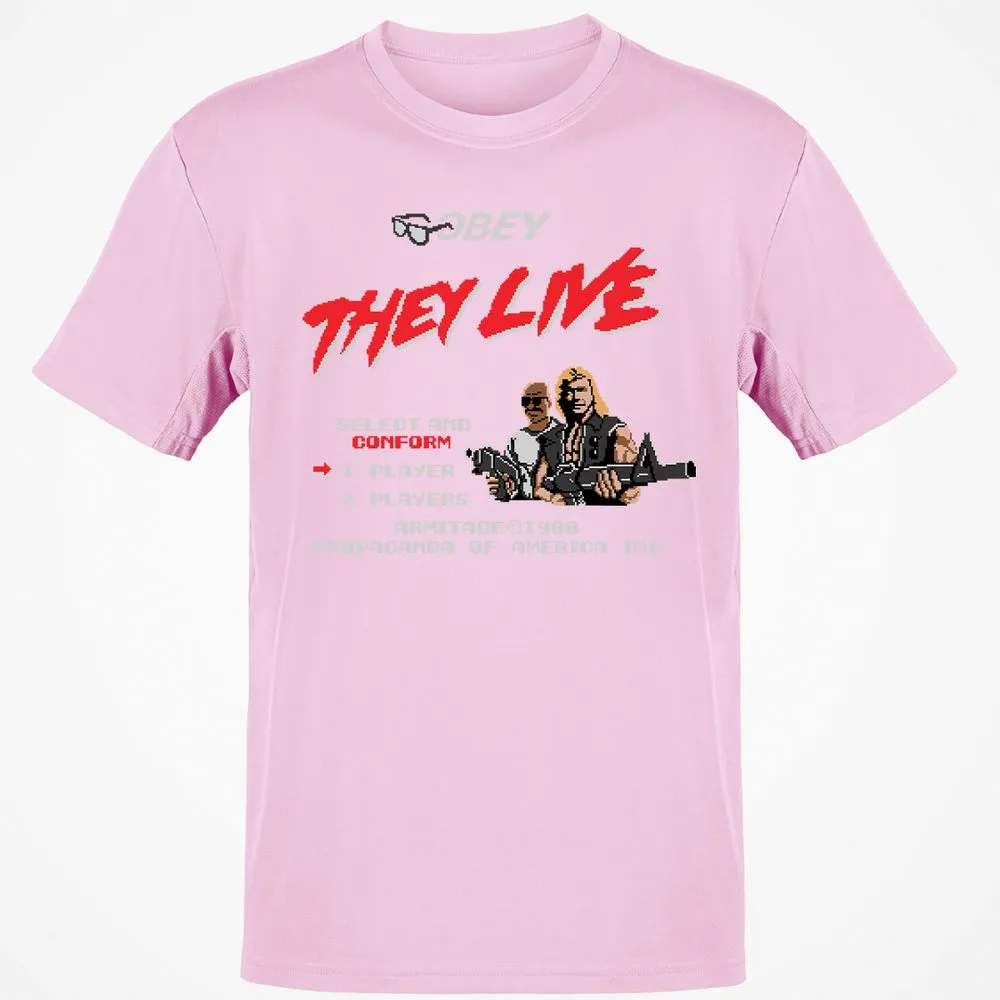 Classic Unisex T-Shirt - W2E4RKKD - Light Pink - 5
