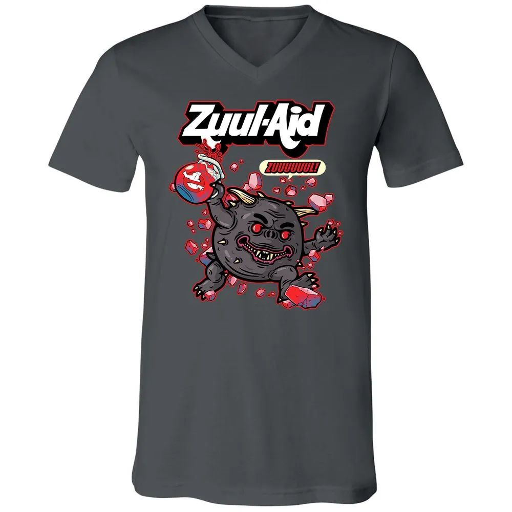 Unisex V-Neck T-Shirt - 5APV7HMY - Asphalt - 12