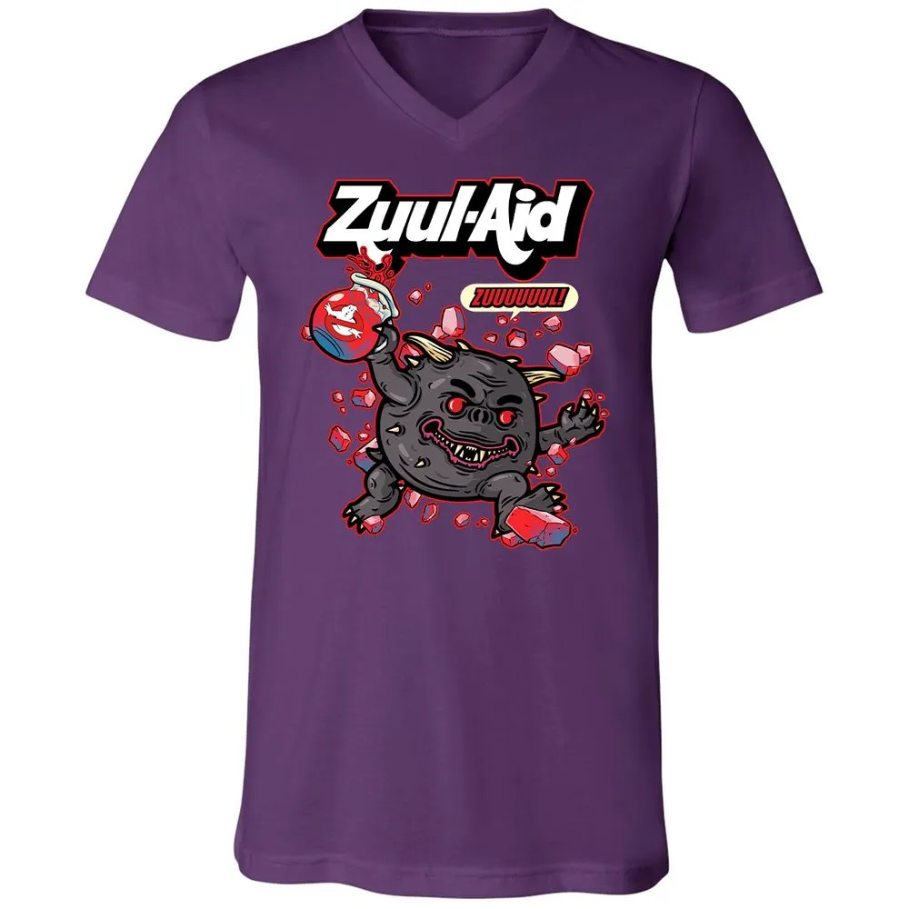 Unisex V-Neck T-Shirt - 5APV7HMY - Team Purple - 9