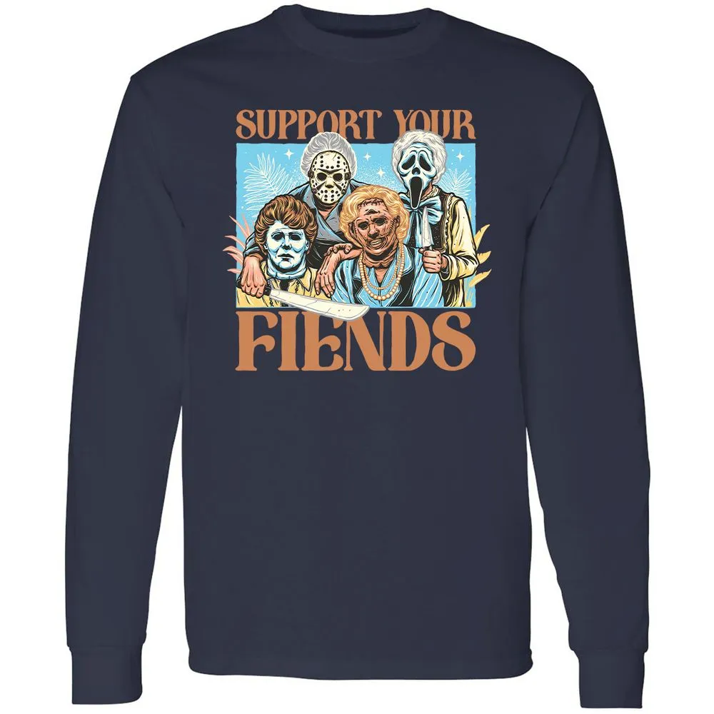 Long Sleeve T-Shirt - G8B8J5ZV - Navy - 2