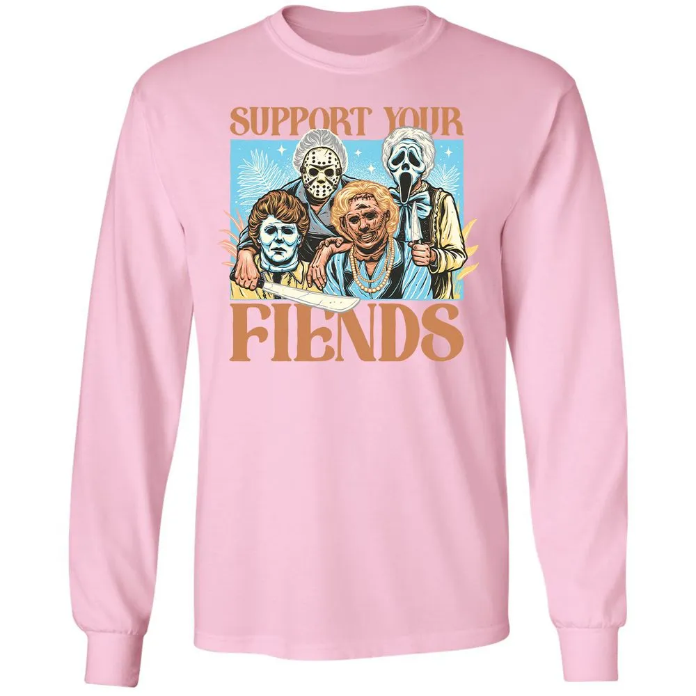 Long Sleeve T-Shirt - G8B8J5ZV - Light Pink - 3