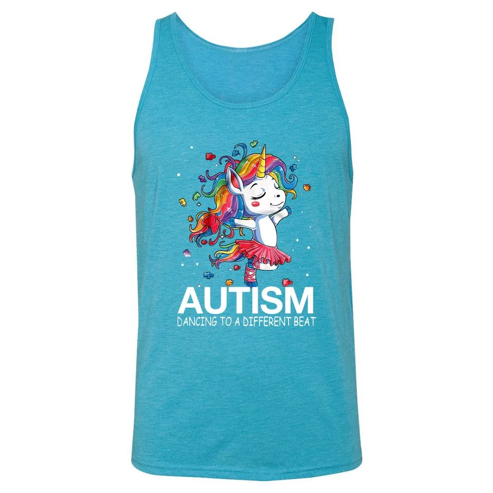 Unisex Jersey Tank - D9BJXG4Y - Aqua Triblend - 3