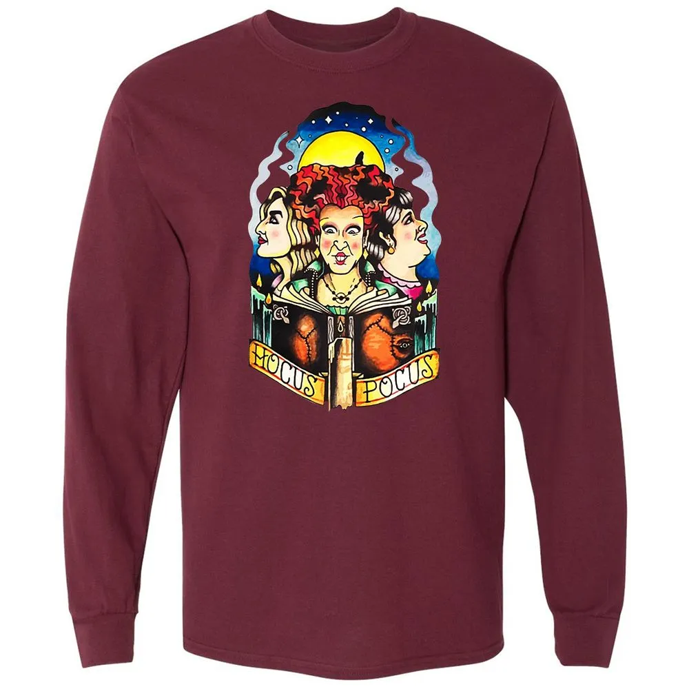 Long Sleeve T-Shirt - 7HJ57YL1 - Maroon - 11