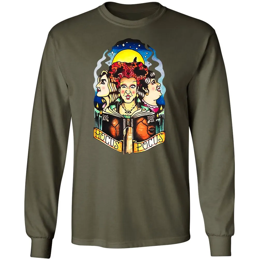 Long Sleeve T-Shirt - 7HJ57YL1 - Military Green - 16