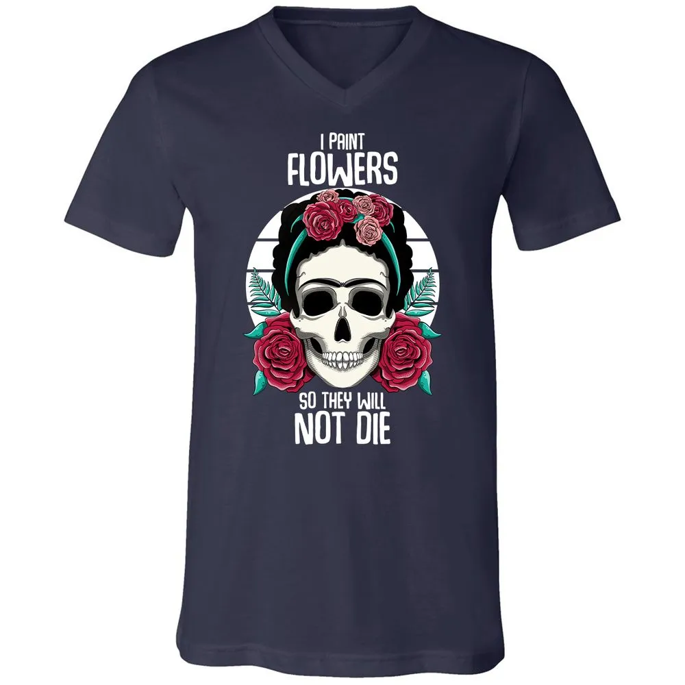 Unisex V-Neck T-Shirt - JXFCFX79 - Navy - 2