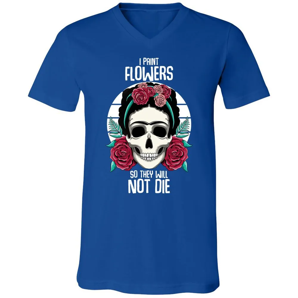 Unisex V-Neck T-Shirt - JXFCFX79 - True Royal - 4