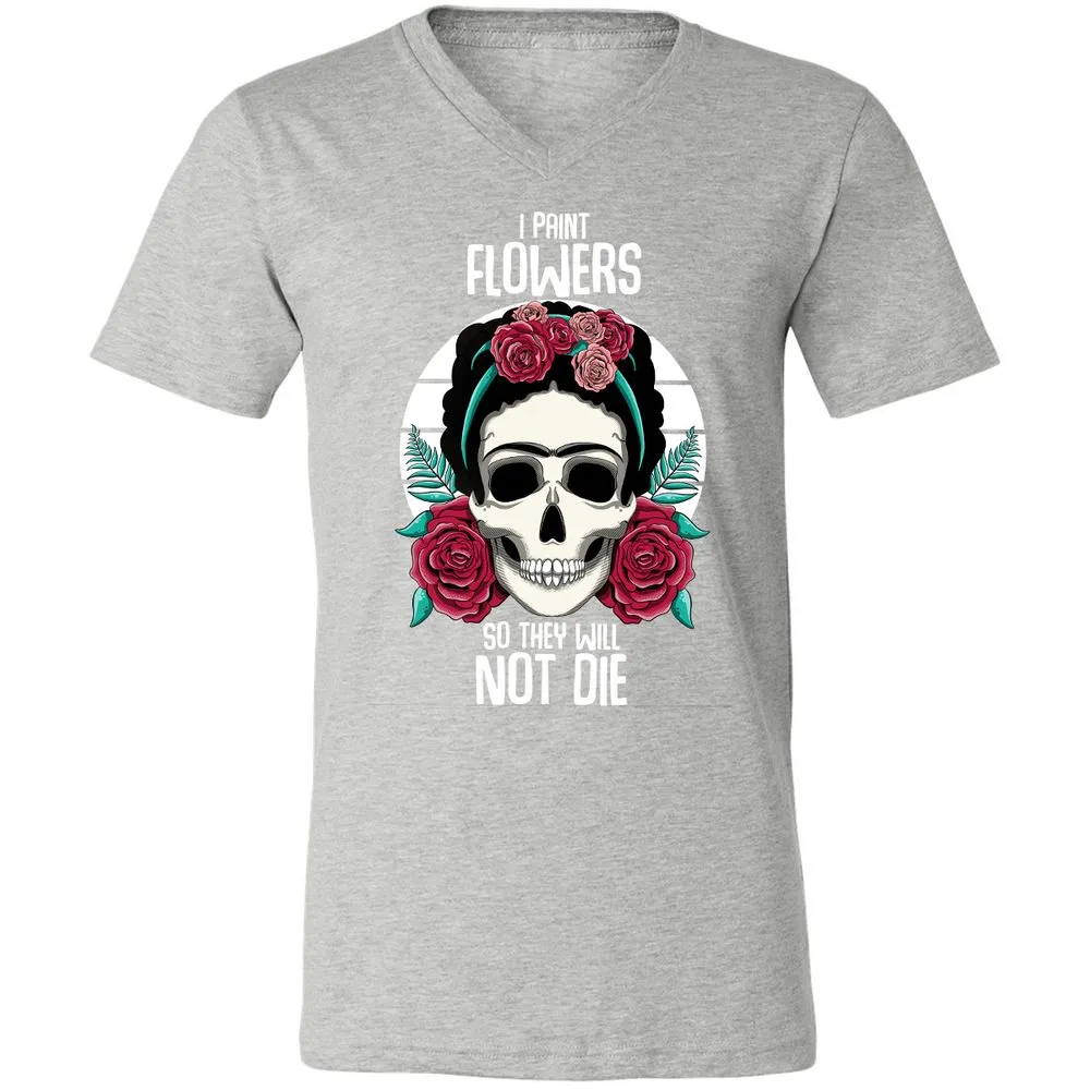 Unisex V-Neck T-Shirt - JXFCFX79 - Athletic Heather - 7