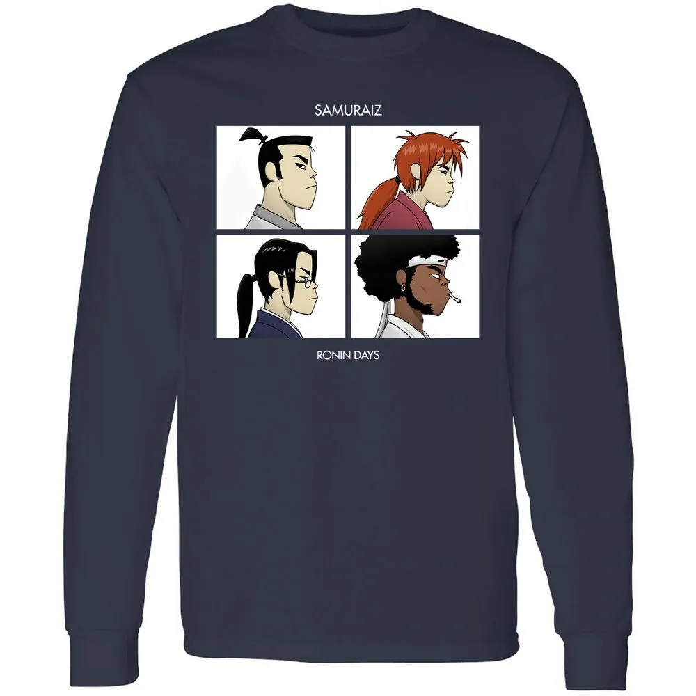 Long Sleeve T-Shirt - 9UGWZFBF - Navy - 2
