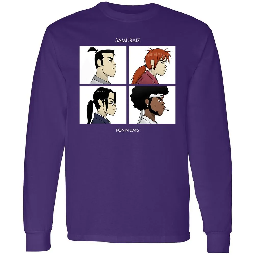 Long Sleeve T-Shirt - 9UGWZFBF - Purple - 13