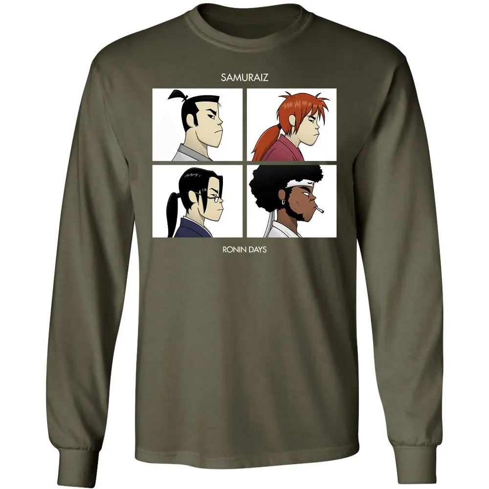 Long Sleeve T-Shirt - 9UGWZFBF - Military Green - 16