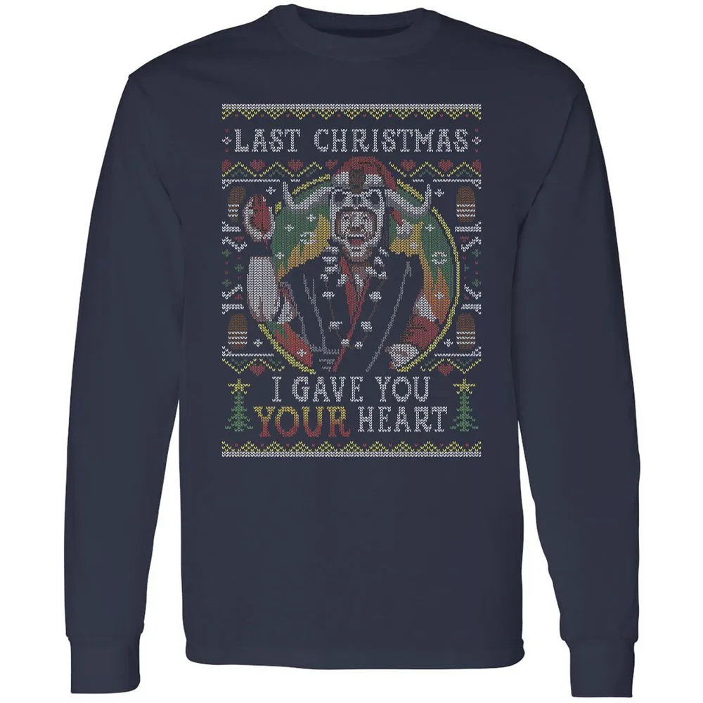 Long Sleeve T-Shirt - GV4JLW4X - Navy - 2