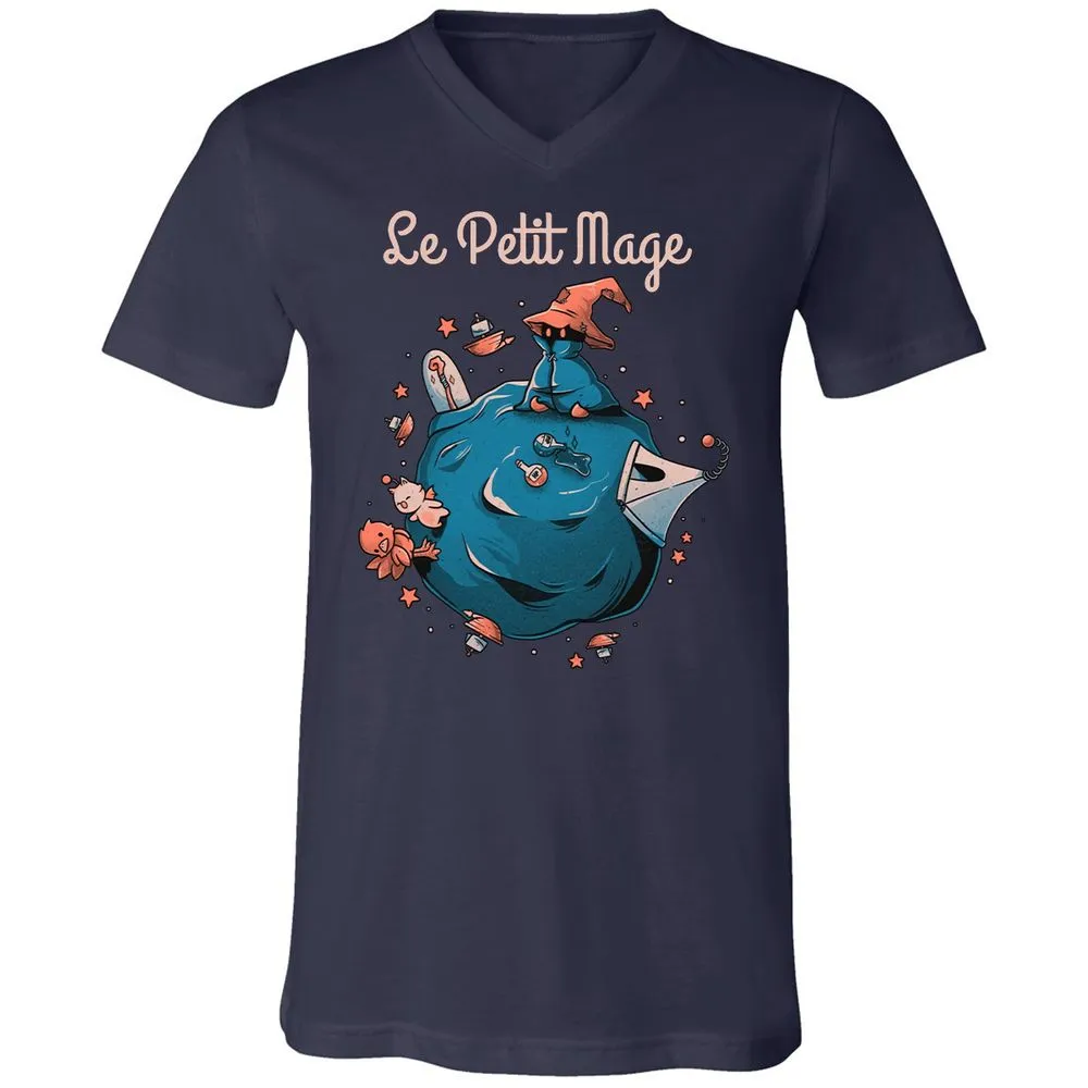 Unisex V-Neck T-Shirt - XTQN46A4 - Navy - 2