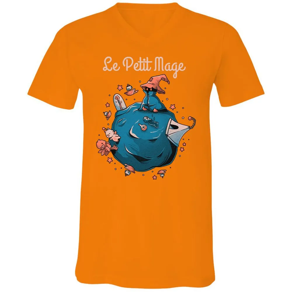 Unisex V-Neck T-Shirt - XTQN46A4 - Orange - 11
