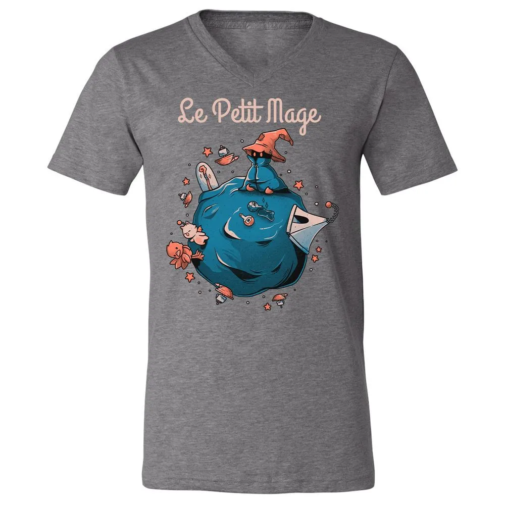 Unisex V-Neck T-Shirt - XTQN46A4 - Deep Heather - 13