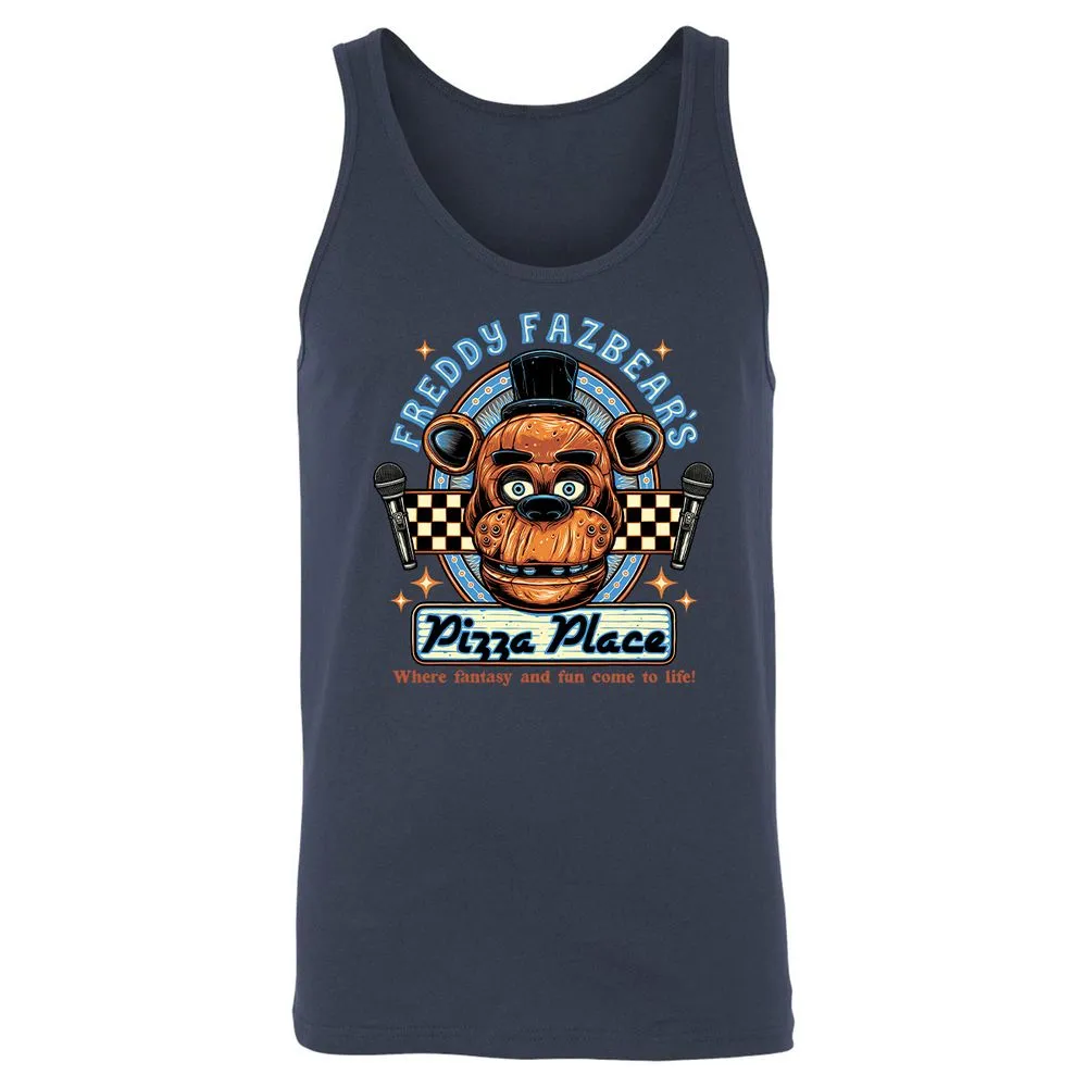 Unisex Jersey Tank - MDPCACTG - Navy - 2