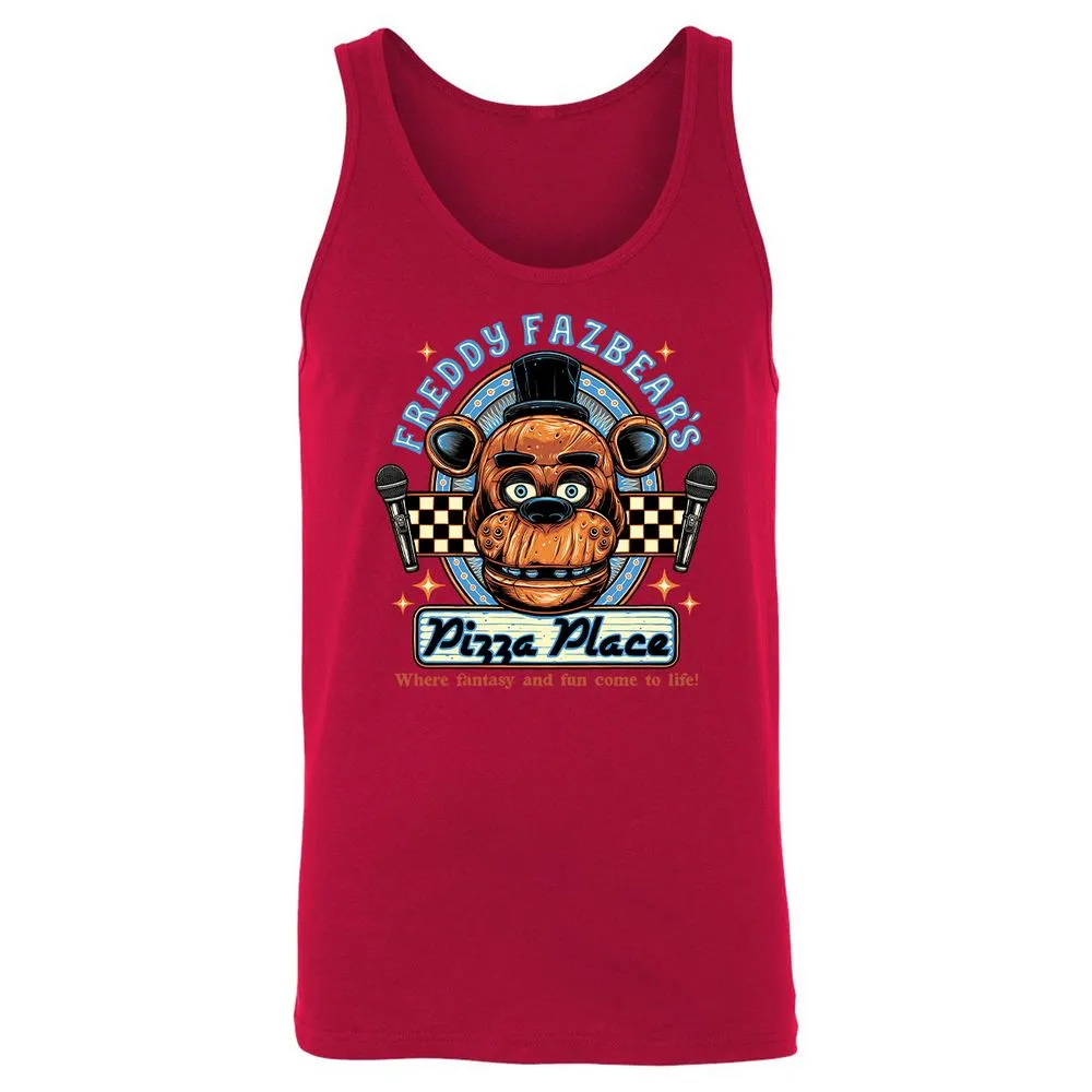 Unisex Jersey Tank - MDPCACTG - Red - 11