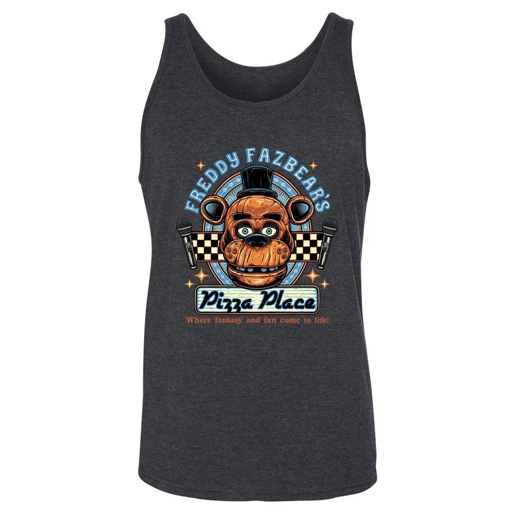 Unisex Jersey Tank - MDPCACTG - Dark Grey Heather - 6