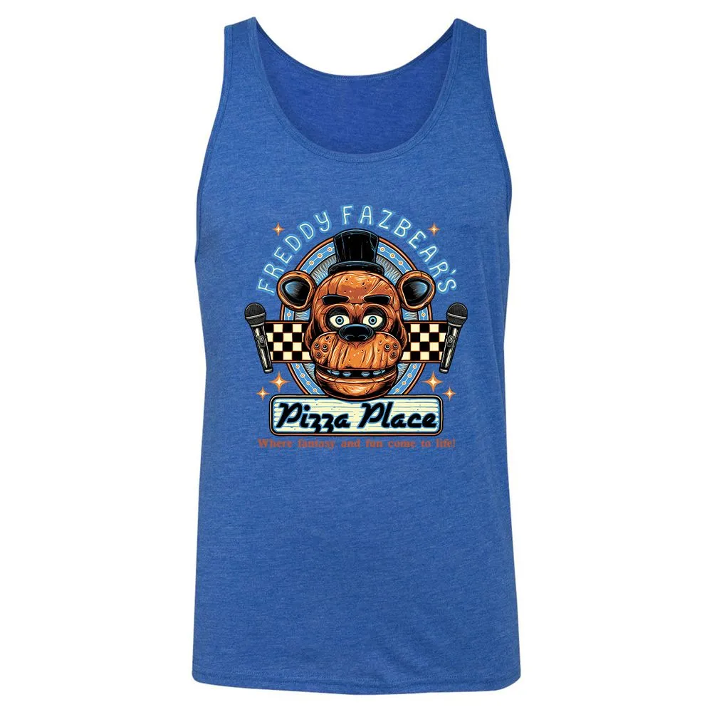 Unisex Jersey Tank - MDPCACTG - True Royal Triblend - 12