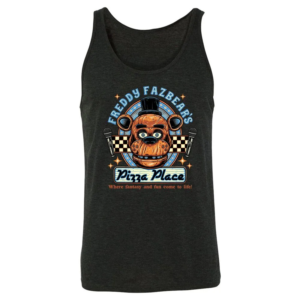 Unisex Jersey Tank - MDPCACTG - Charcoal Black Triblend - 5