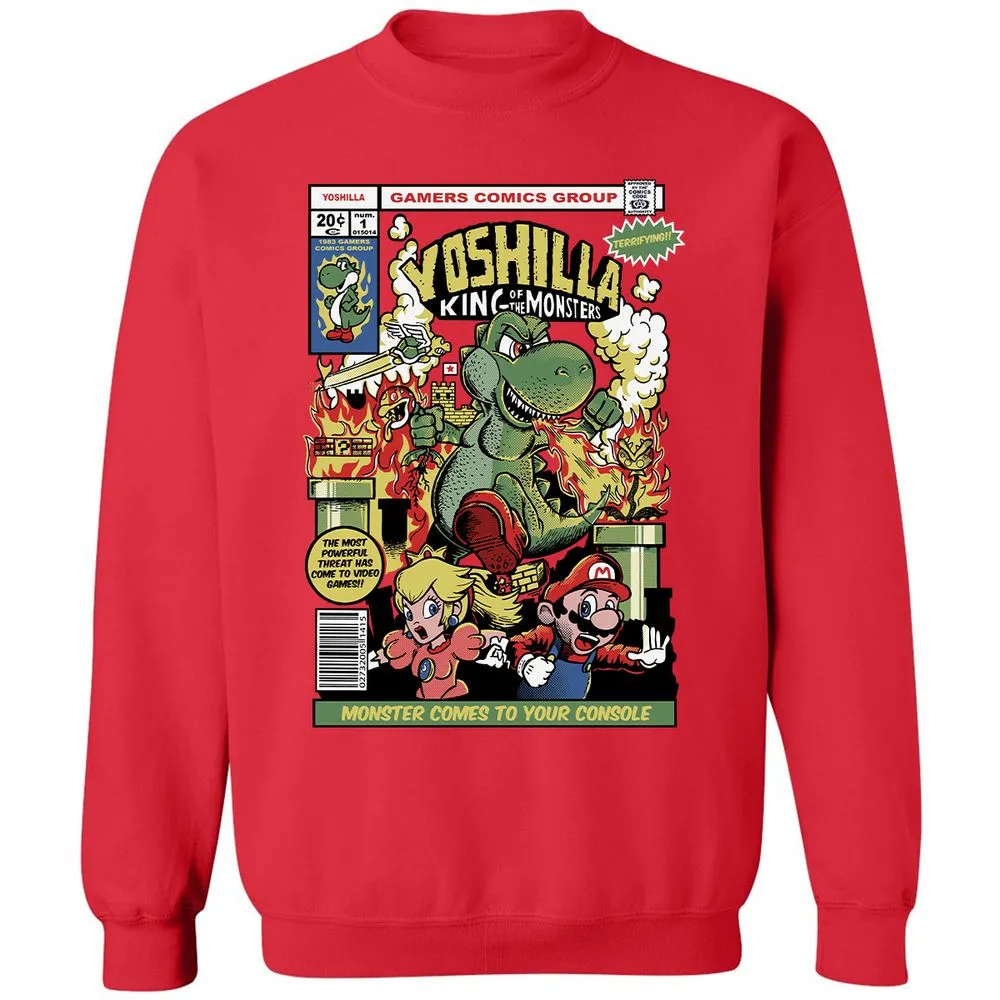 Classic Unisex Sweatshirt - WCU36RAG - Red - 5