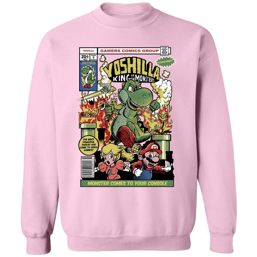 Classic Unisex Sweatshirt - WCU36RAG - Light Pink - 3