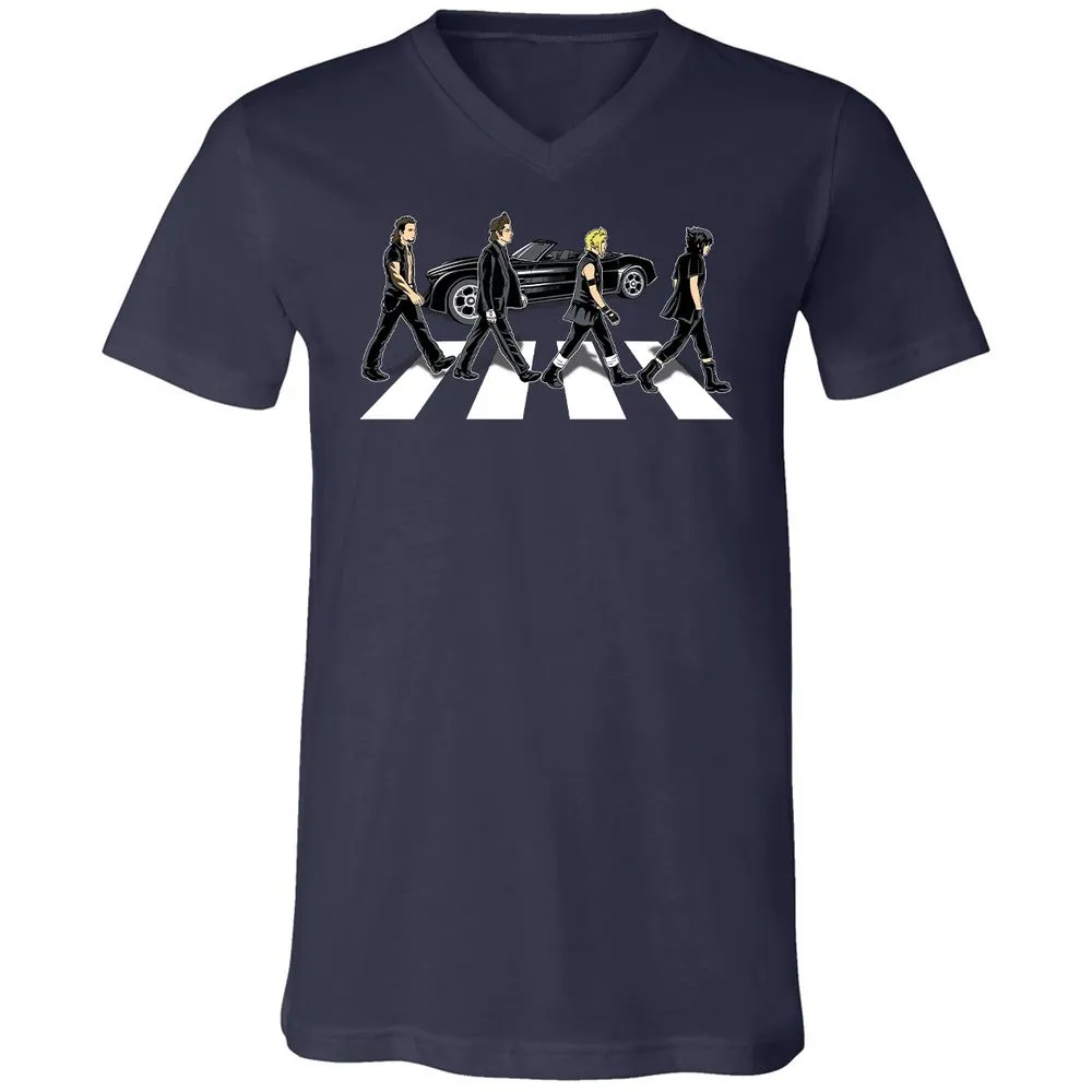 Unisex V-Neck T-Shirt - GMDS5DWA - Navy - 2