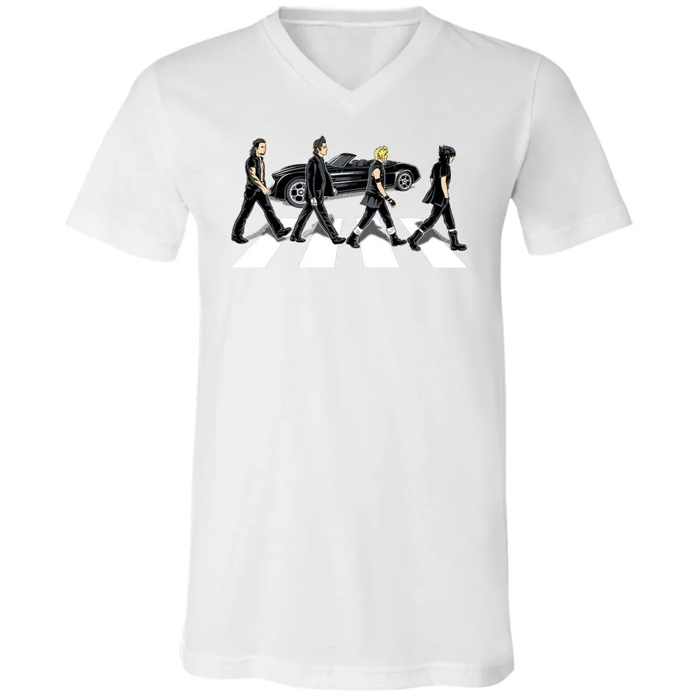 Unisex V-Neck T-Shirt - GMDS5DWA - White - 5