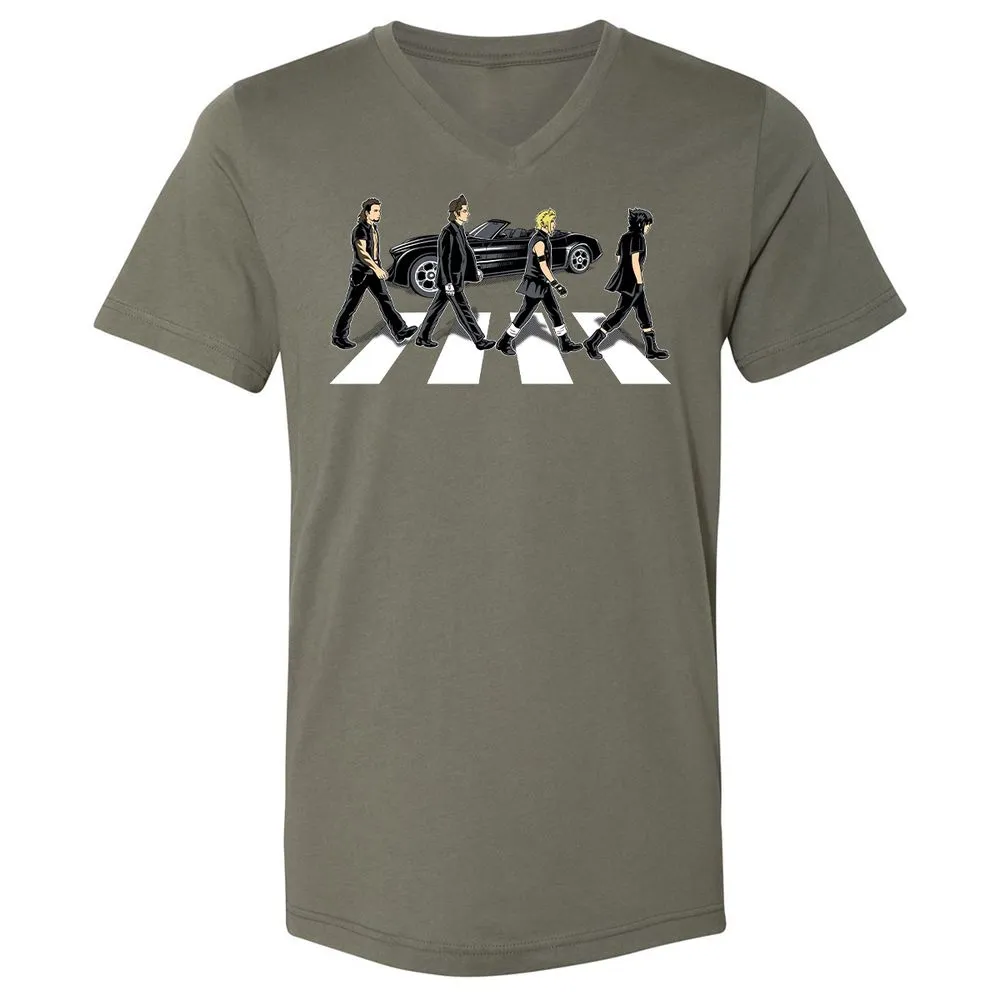 Unisex V-Neck T-Shirt - GMDS5DWA - Military Green - 10