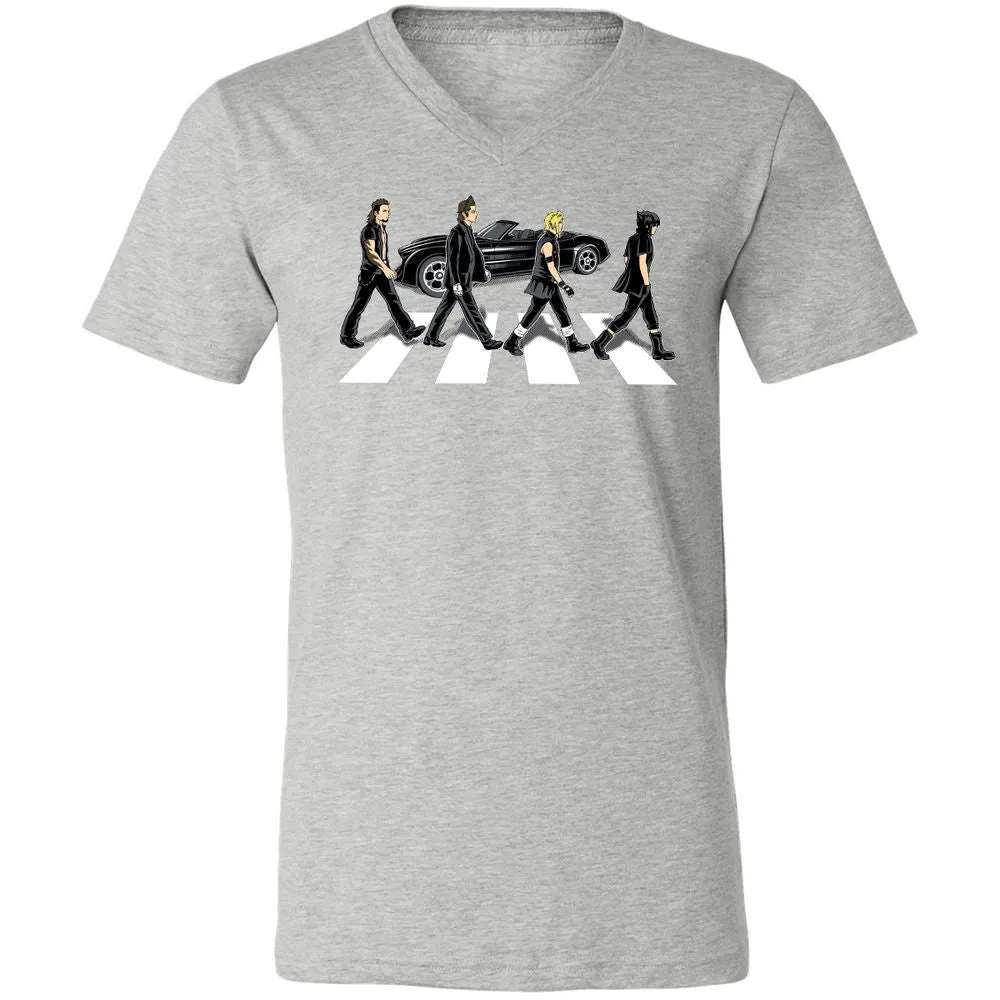 Unisex V-Neck T-Shirt - GMDS5DWA - Athletic Heather - 7