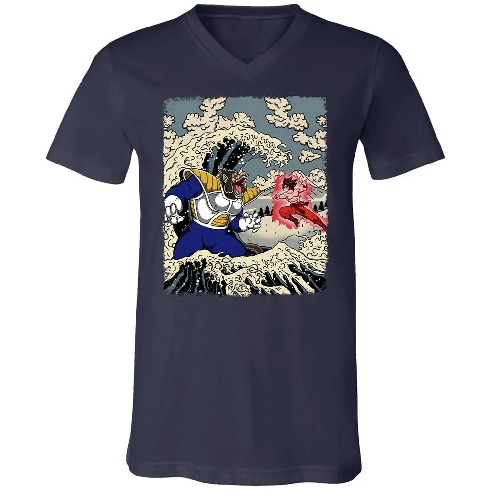 Unisex V-Neck T-Shirt - 9PRUS685 - Navy - 2
