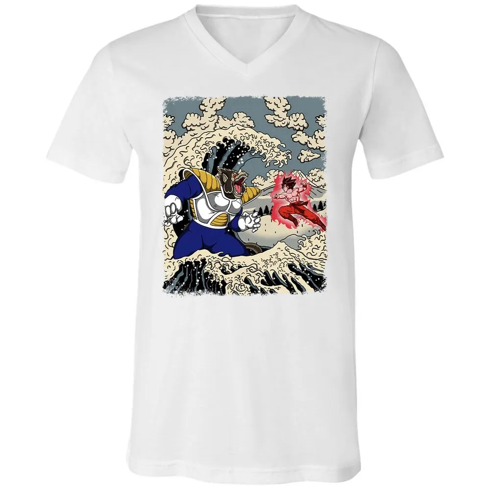Unisex V-Neck T-Shirt - 9PRUS685 - White - 5