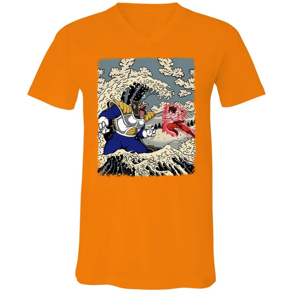 Unisex V-Neck T-Shirt - 9PRUS685 - Orange - 11