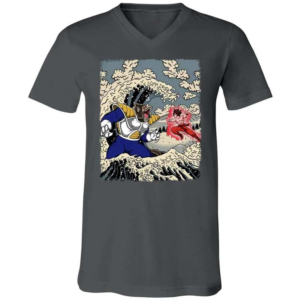 Unisex V-Neck T-Shirt - 9PRUS685 - Asphalt - 12