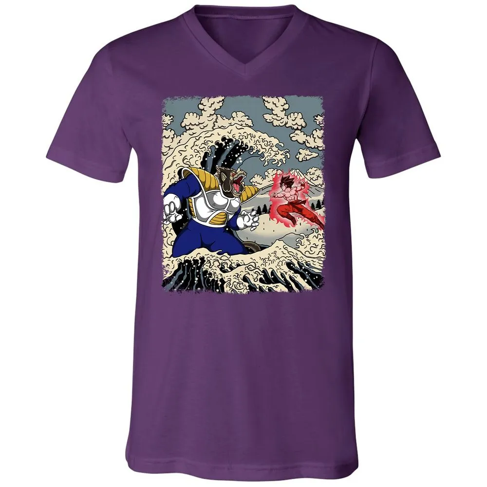 Unisex V-Neck T-Shirt - 9PRUS685 - Team Purple - 9