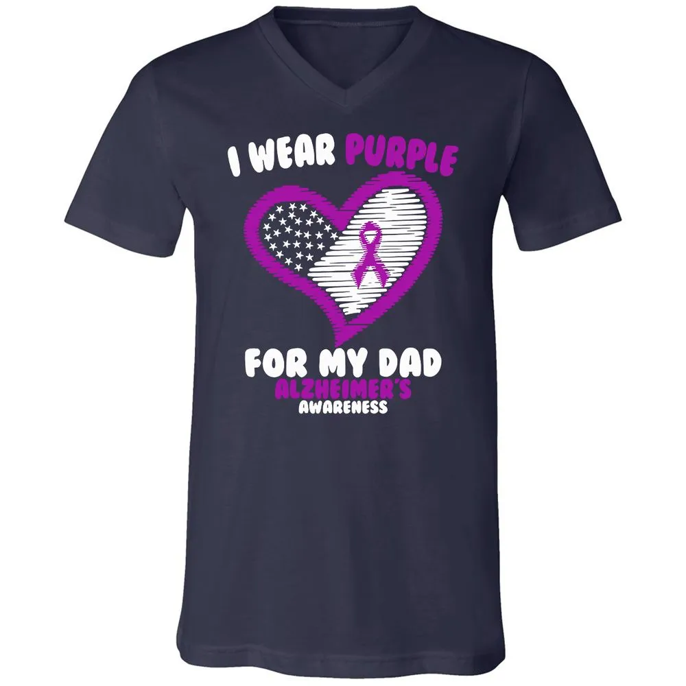 Unisex V-Neck T-Shirt - ZUBGE51U - Navy - 2