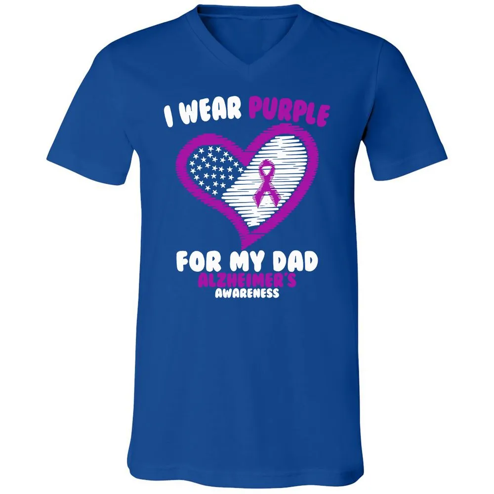Unisex V-Neck T-Shirt - ZUBGE51U - True Royal - 4