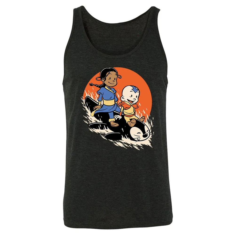 Unisex Jersey Tank - PUH4UQ7W - Charcoal Black Triblend - 5
