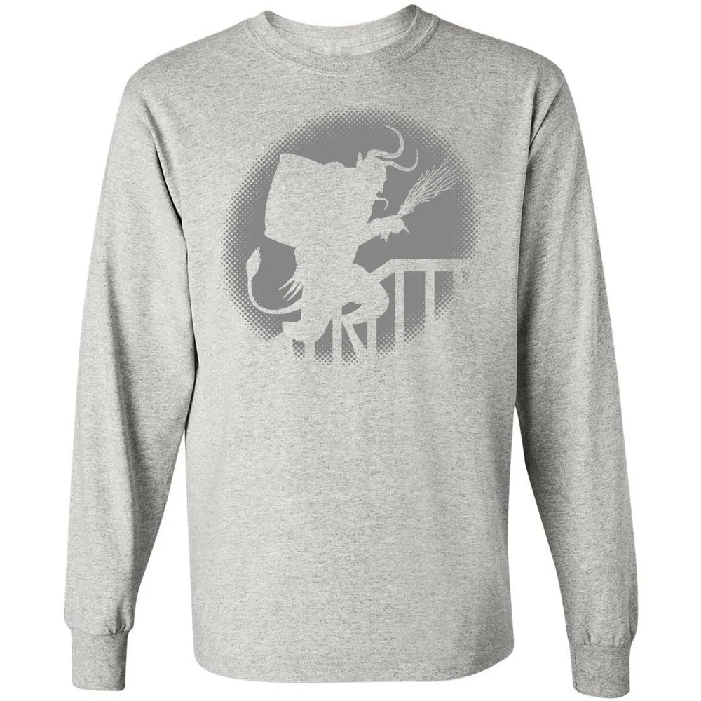 Long Sleeve T-Shirt - 3AVSU4D8 - Ash - 7