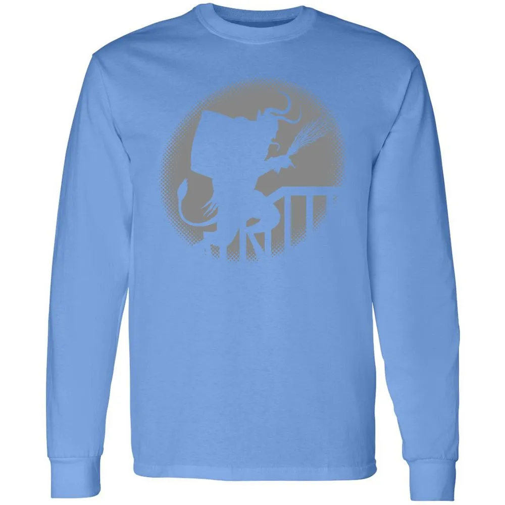 Long Sleeve T-Shirt - 3AVSU4D8 - Carolina Blue - 12