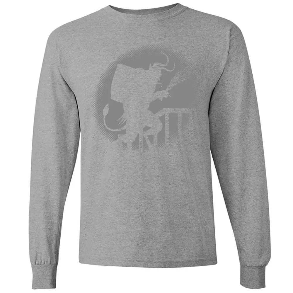Long Sleeve T-Shirt - 3AVSU4D8 - Graphite Heather - 6