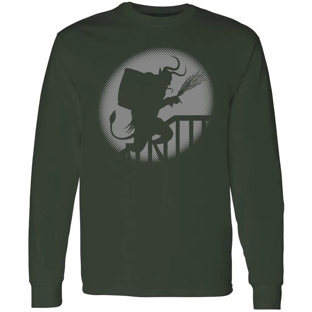 Long Sleeve T-Shirt - 3AVSU4D8 - Forest Green - 4