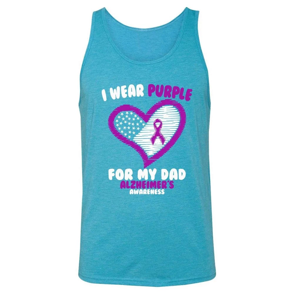 Unisex Jersey Tank - U22EBSFN - Aqua Triblend - 3