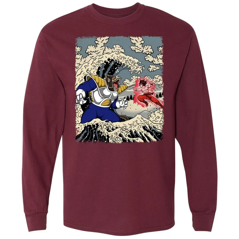 Long Sleeve T-Shirt - UL6RBQL5 - Maroon - 11