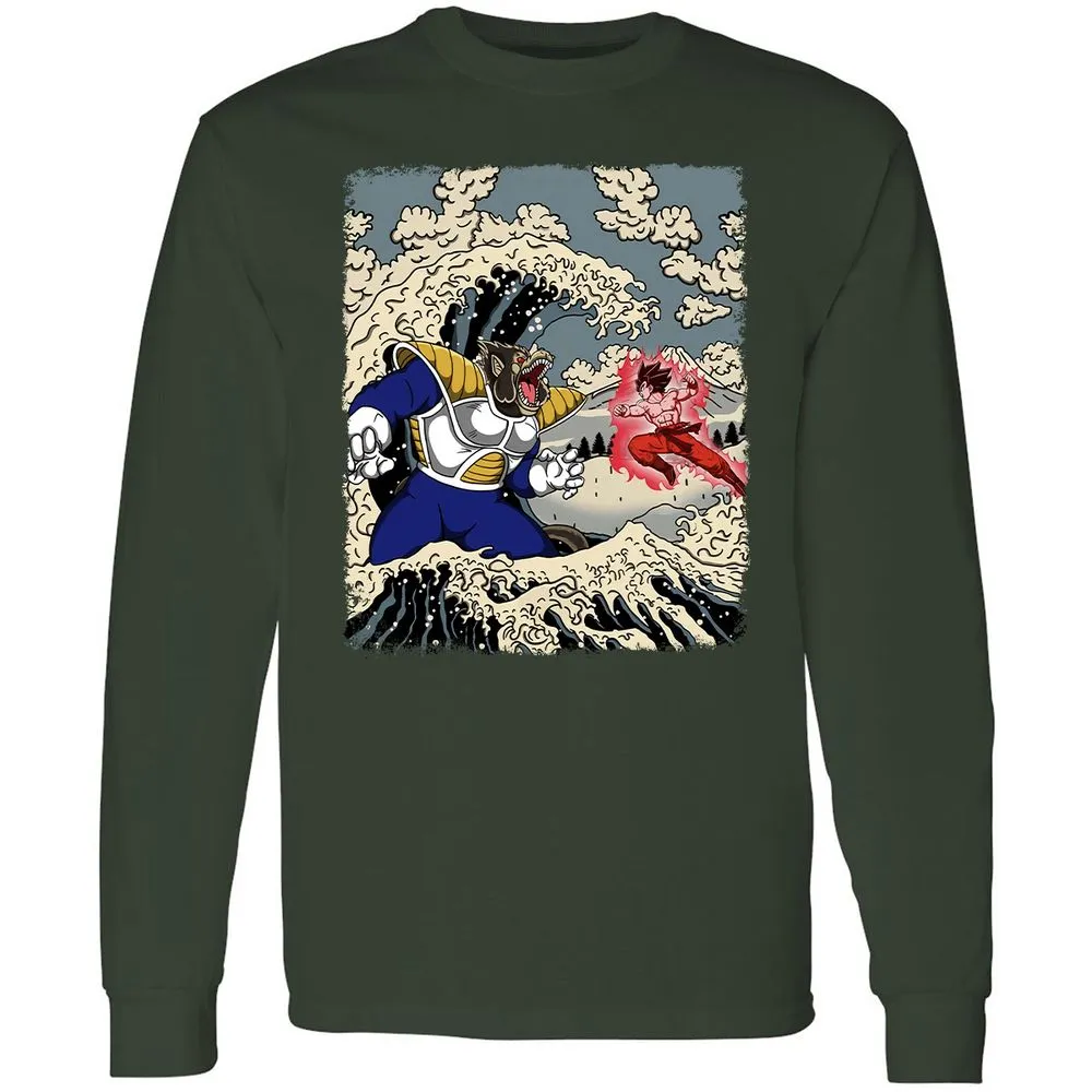 Long Sleeve T-Shirt - UL6RBQL5 - Forest Green - 4