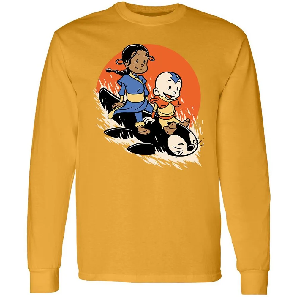 Long Sleeve T-Shirt - 46CQ8JD7 - Gold - 9