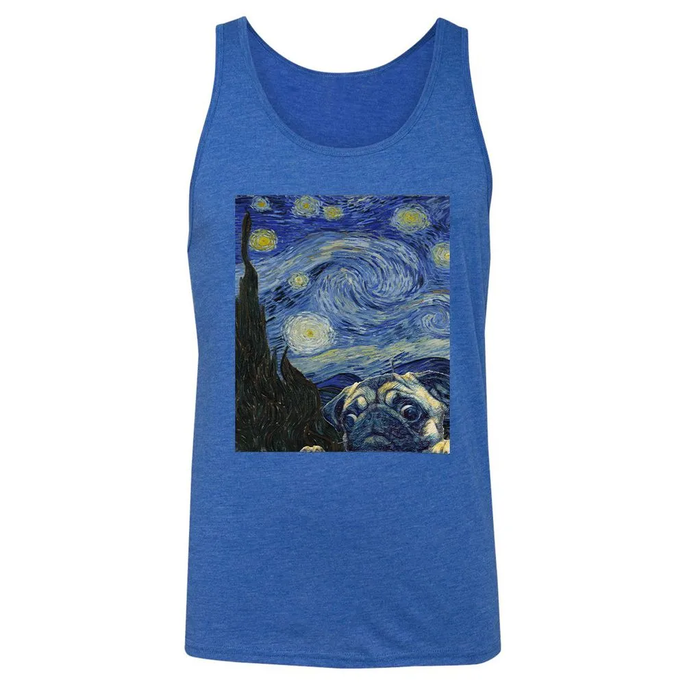 Unisex Jersey Tank - TJ4MQ823 - True Royal Triblend - 12