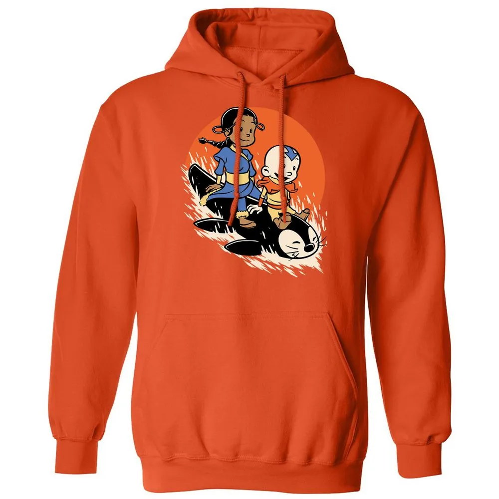 Classic Unisex Hoodie - TE9F5URM - Orange - 10