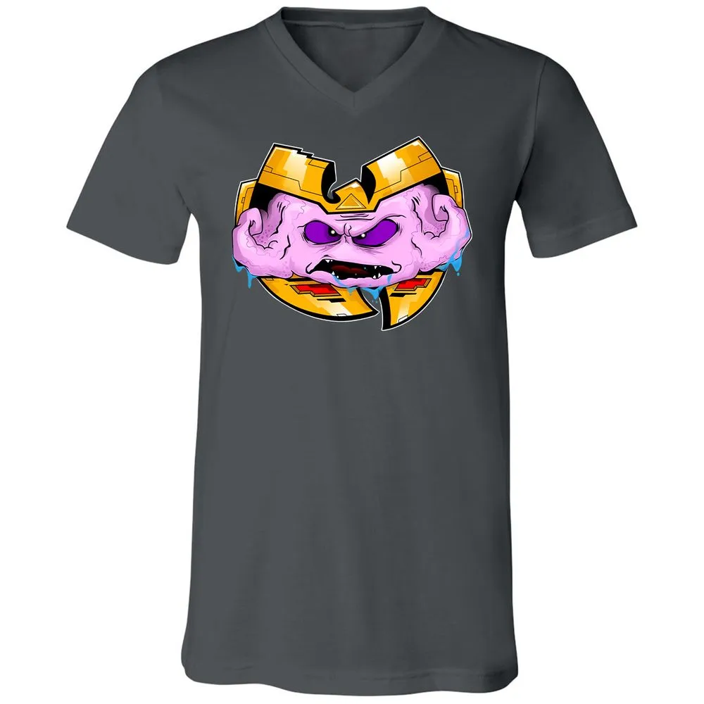 Unisex V-Neck T-Shirt - PJS7C3RV - Asphalt - 12
