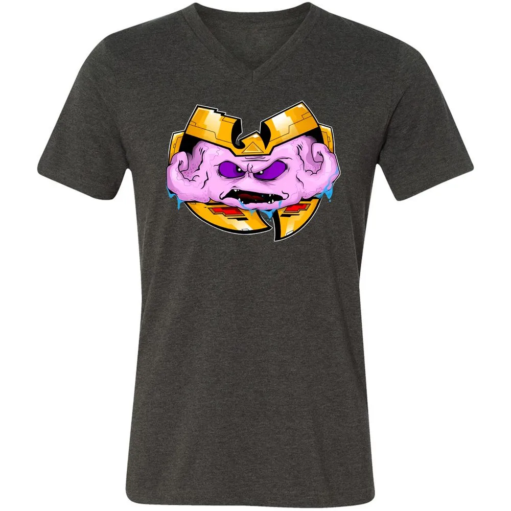 Unisex V-Neck T-Shirt - PJS7C3RV - Dark Grey Heather - 8