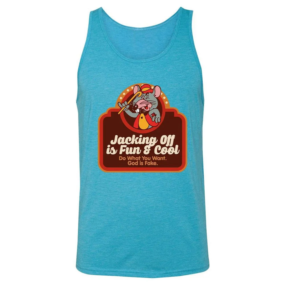 Unisex Jersey Tank - SUJKR6GP - Aqua Triblend - 3